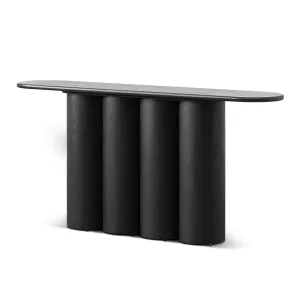 1.7m Console Table - Full Black