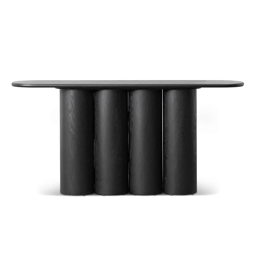 1.7m Console Table - Full Black