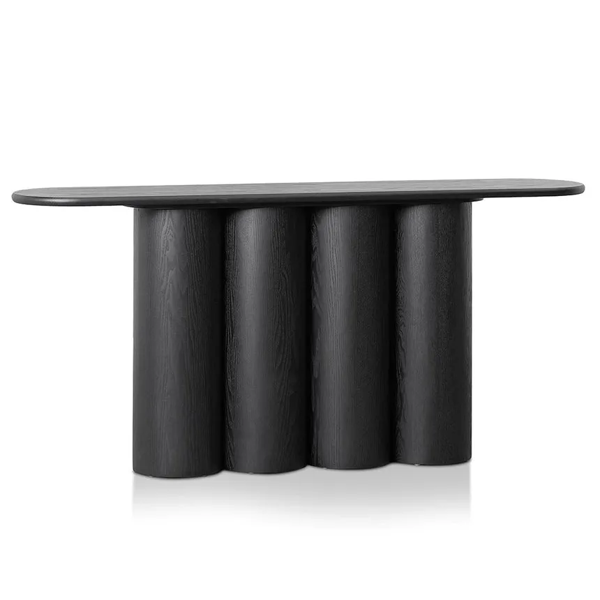 1.7m Console Table - Full Black