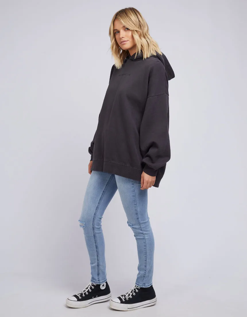 All About Eve AAE Washed Hoodie Washed Black