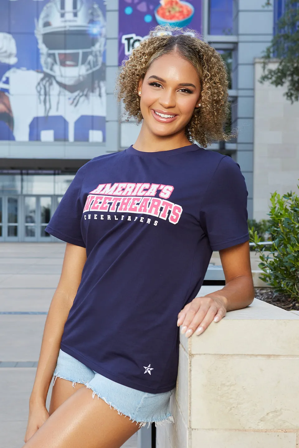 America's Sweethearts Tee in Navy