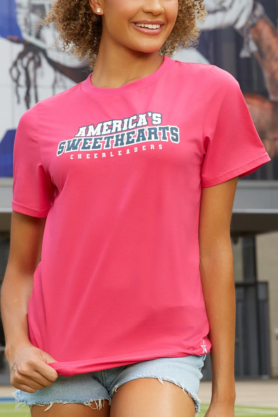 America's Sweethearts Tee in Pink