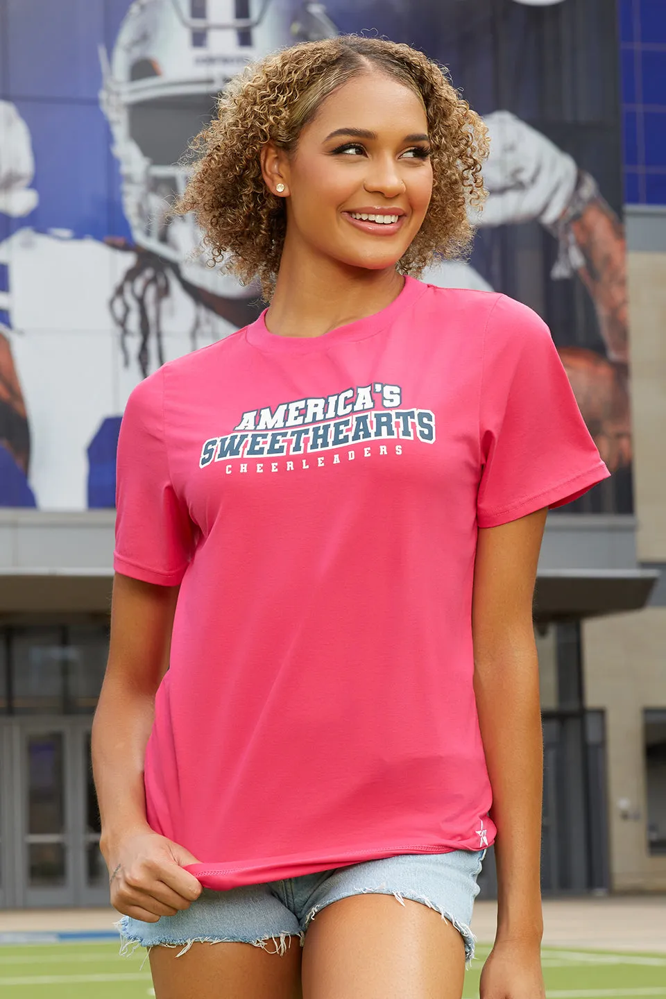 America's Sweethearts Tee in Pink