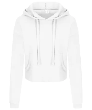 Arctic White - Women's cropped hoodie