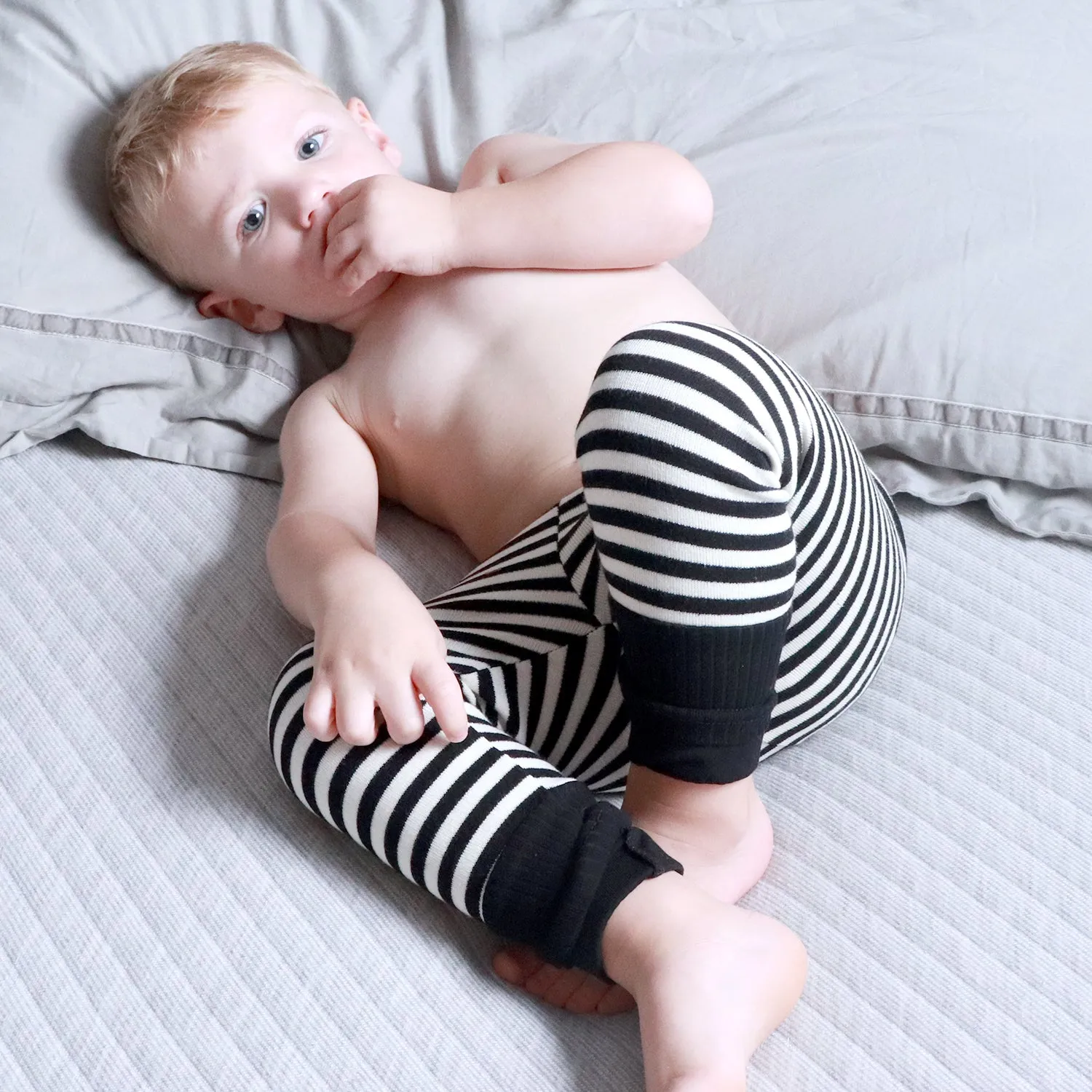 Baby Cotton Striped Leggings