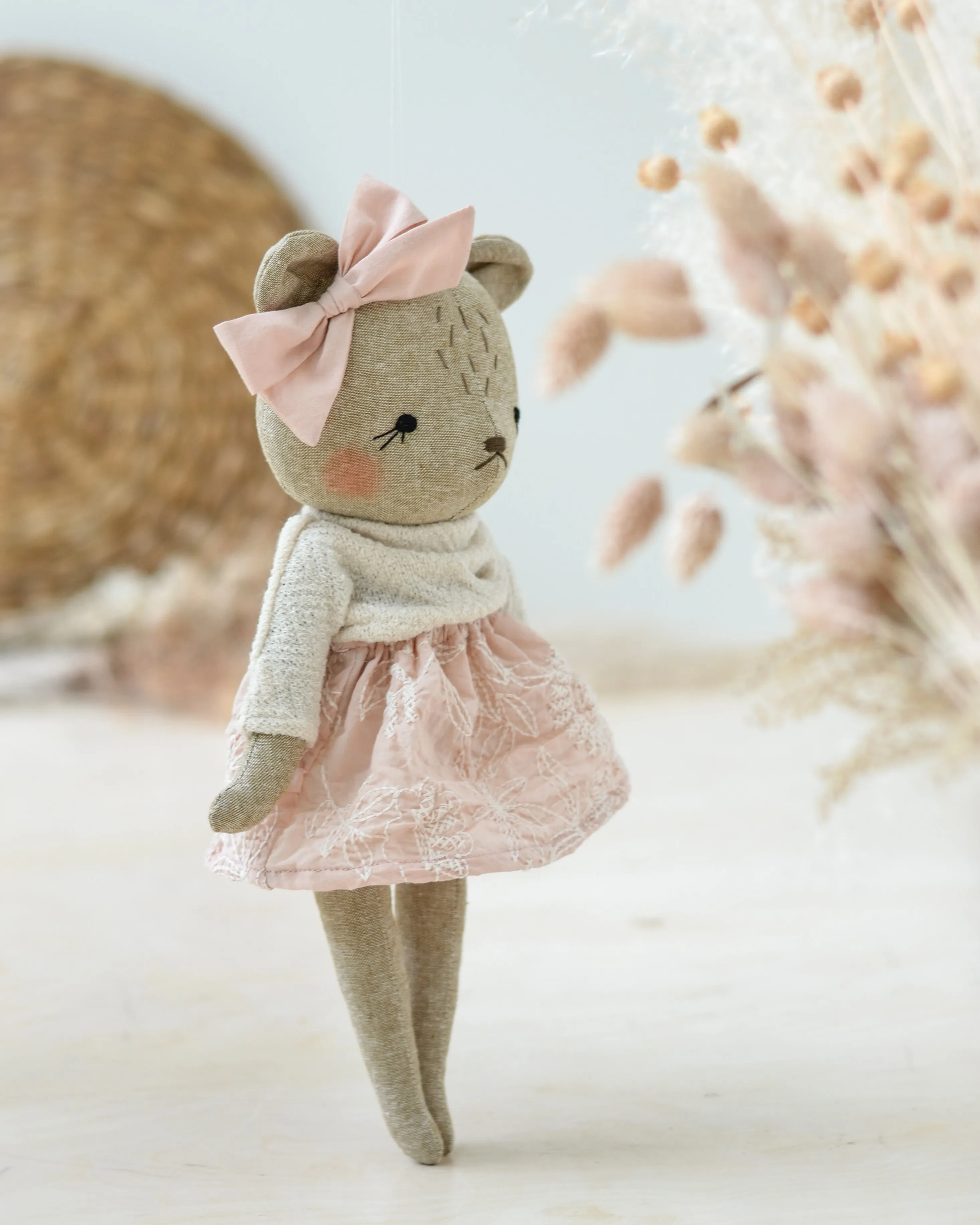 Bear Soft Toy Charlotte Skirt