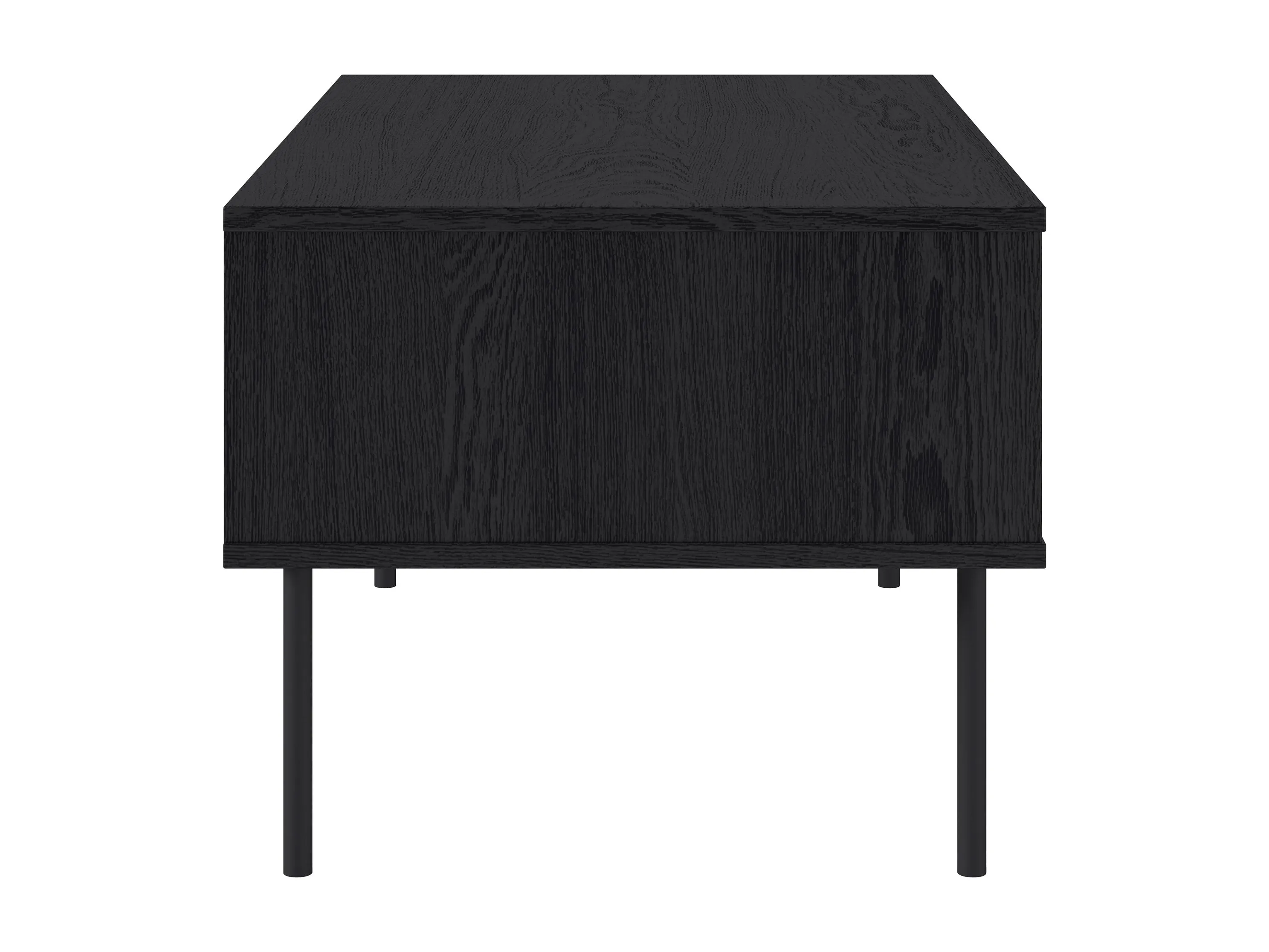 Black Fluted Coffee Table