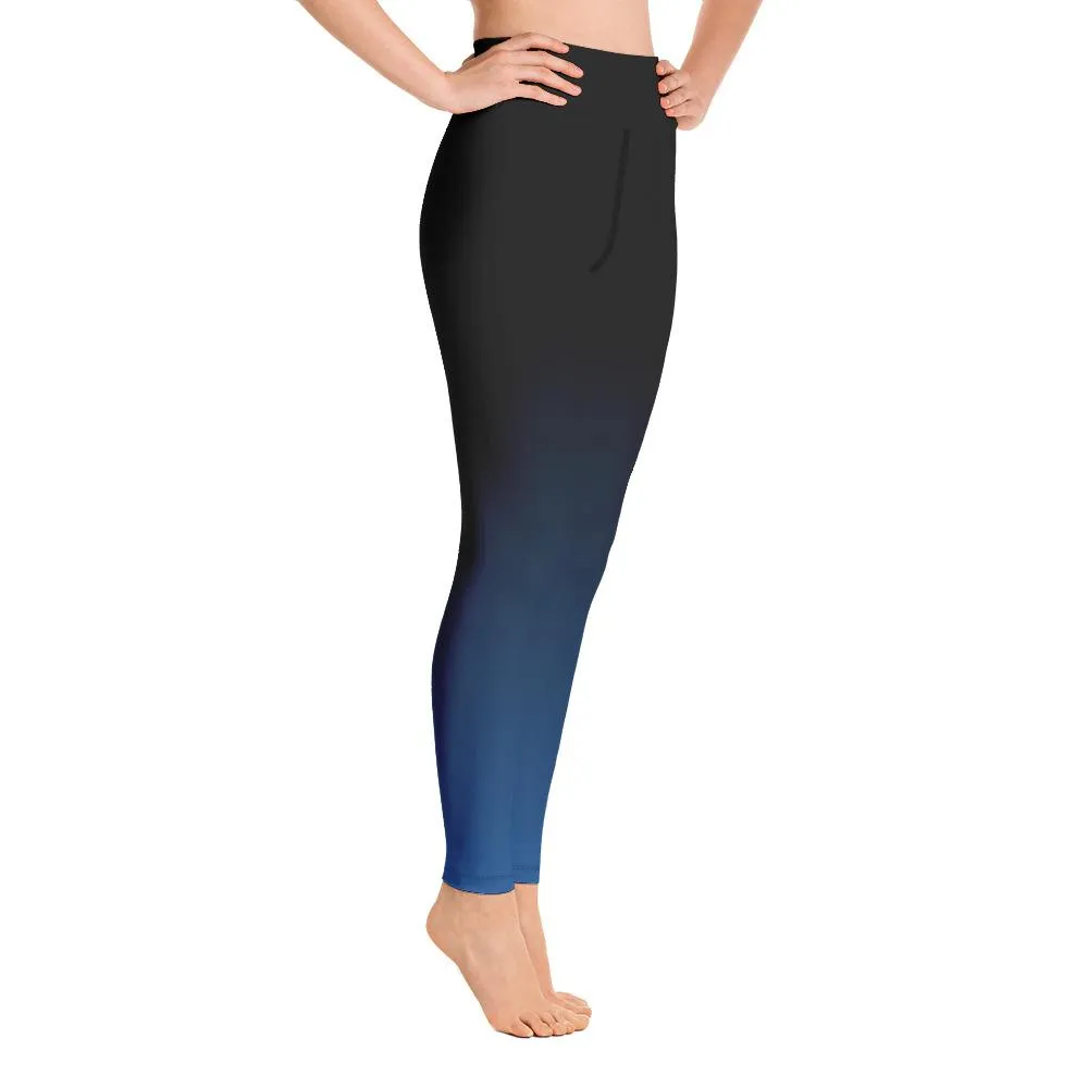 Blue Gradient Leggings (Plus)