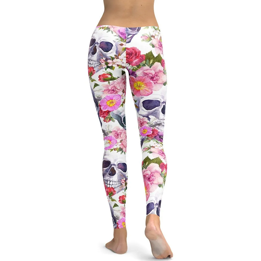 Boho Skull Leggings