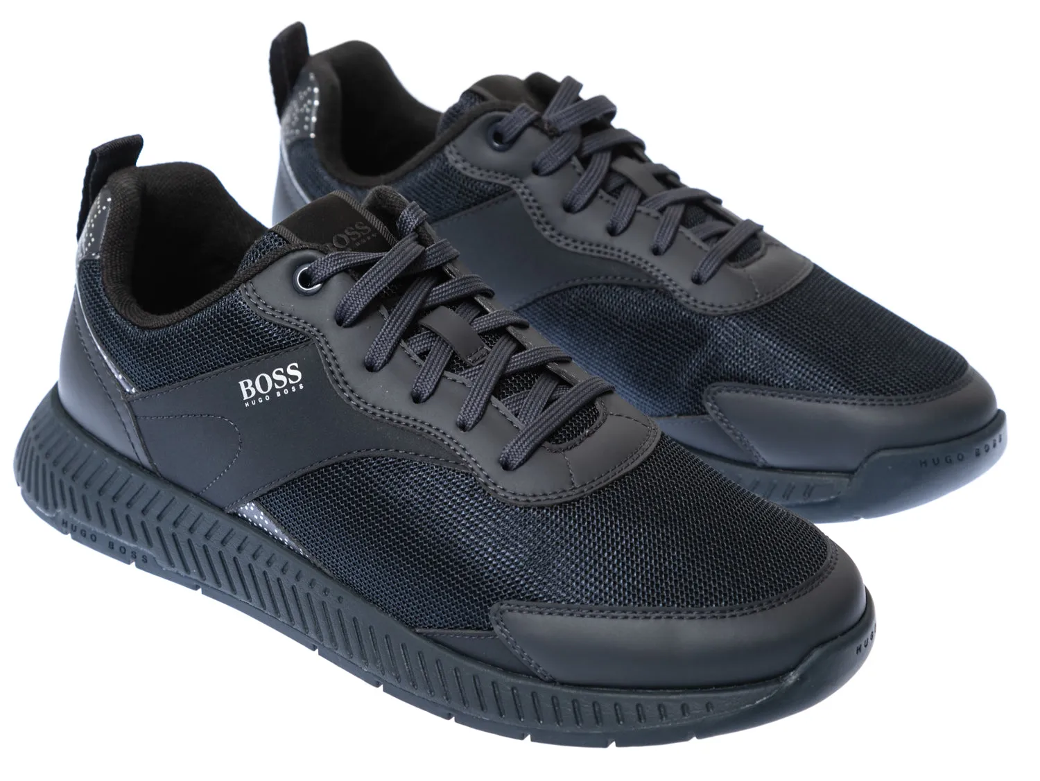 BOSS Titanium_Runn Trainer in Navy