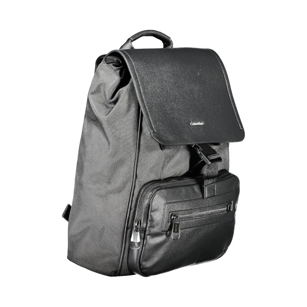 Calvin Klein Black Polyester Backpack