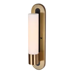 Canarm IWF782B01BKG Tripp Gold & Matte Black Wall Sconce