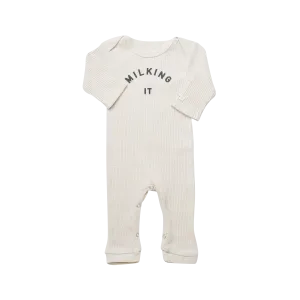 Claude&Co - Milking It Sleepsuit in Oat