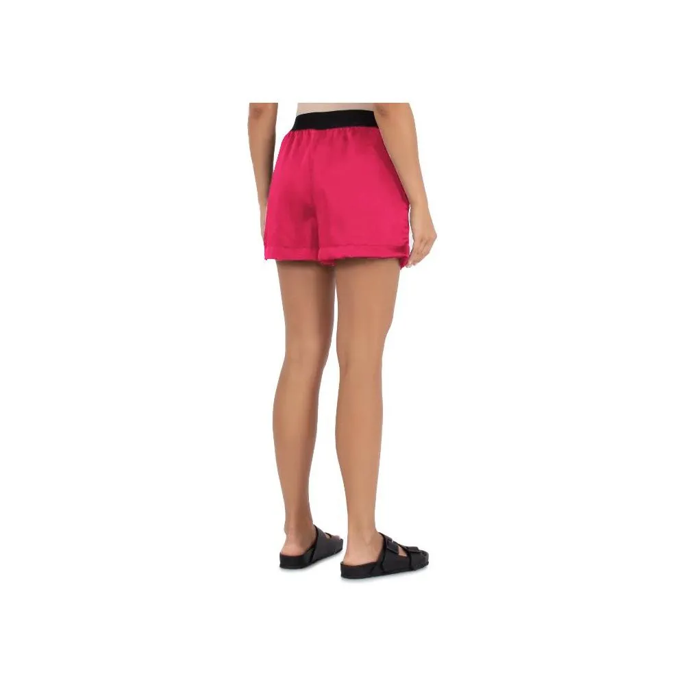 Comme Des Fuckdown Fuchsia Polyester Short