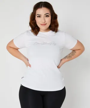 Core Fitted Tee White