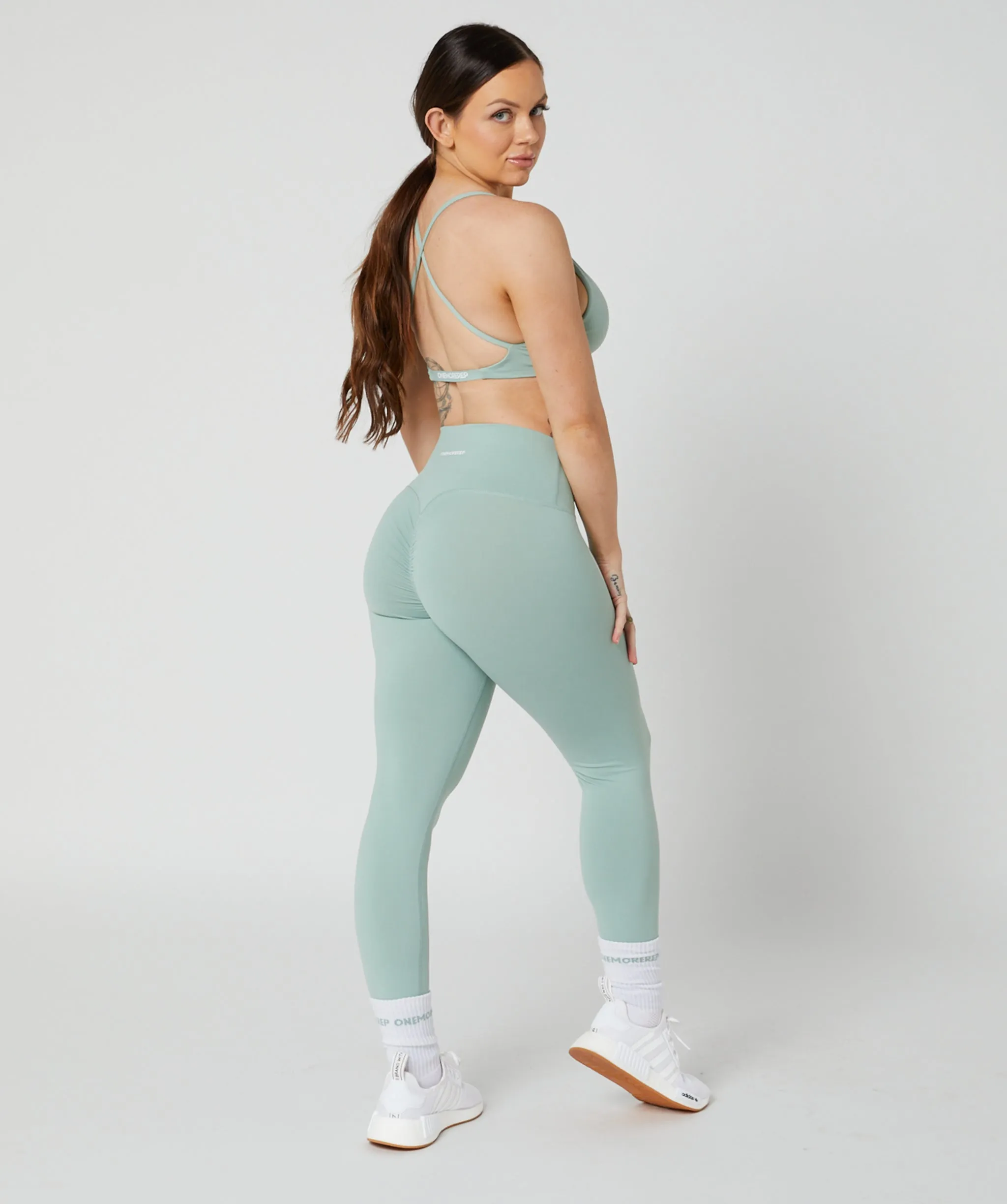 Core Scrunch Leggings Full Length Sage