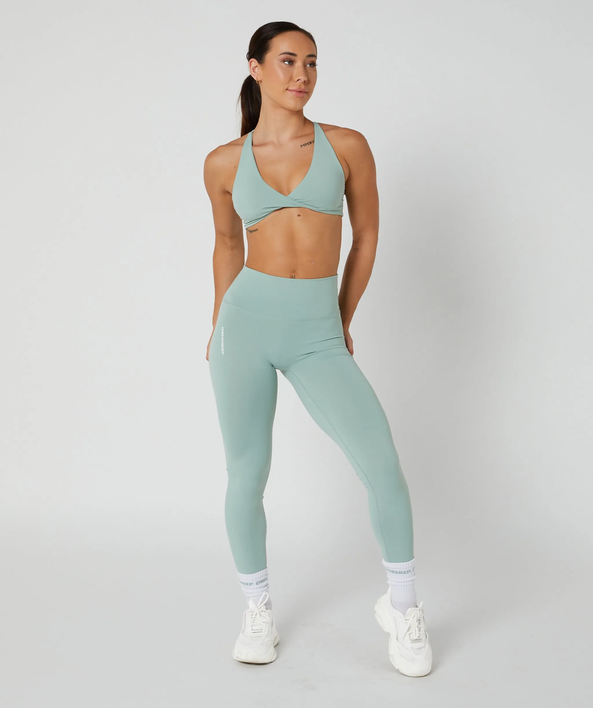 Core Scrunch Leggings Full Length Sage