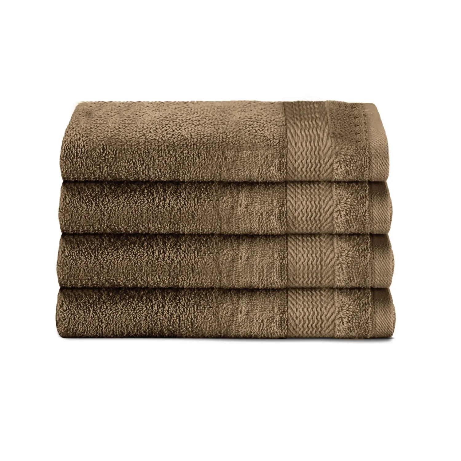 Cotton Hand Towel 50x100 CM 4 Piece Set-Soft Feel, Quick Dry, Highly Absorbent Durable Towels