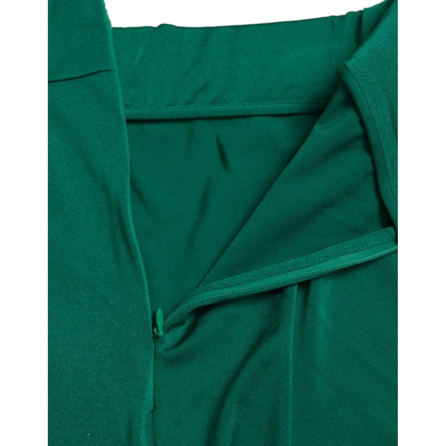 Dolce & Gabbana Green High Waist Designer Leggings