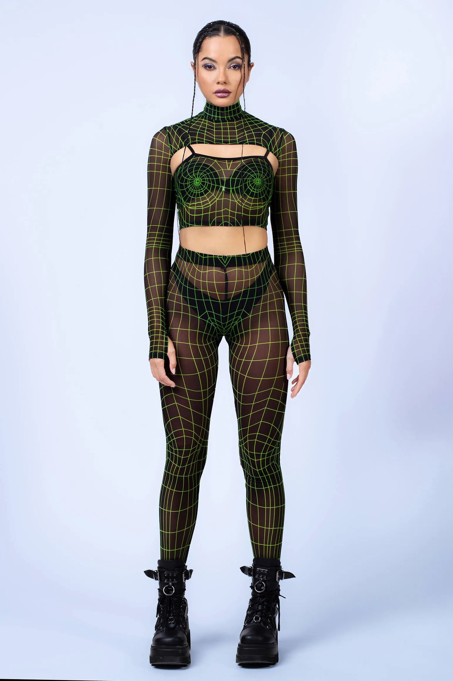 Equilibrium Mesh Leggings