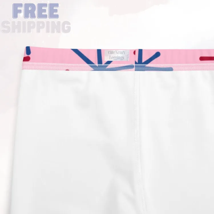 Freedom Fireworks Pink Youth Leggings