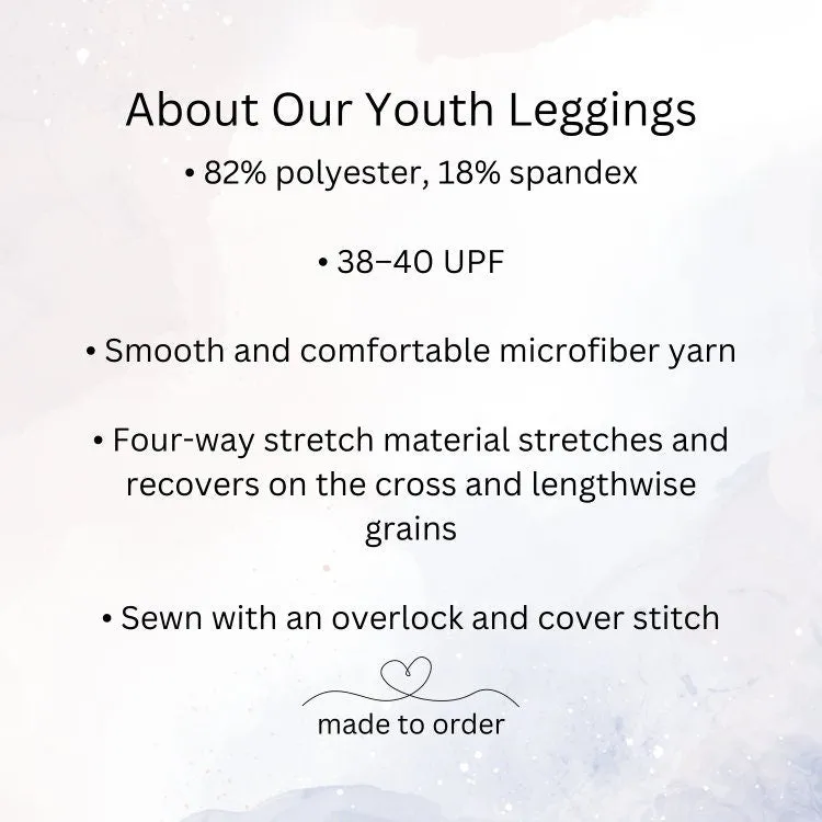 Freedom Fireworks Pink Youth Leggings