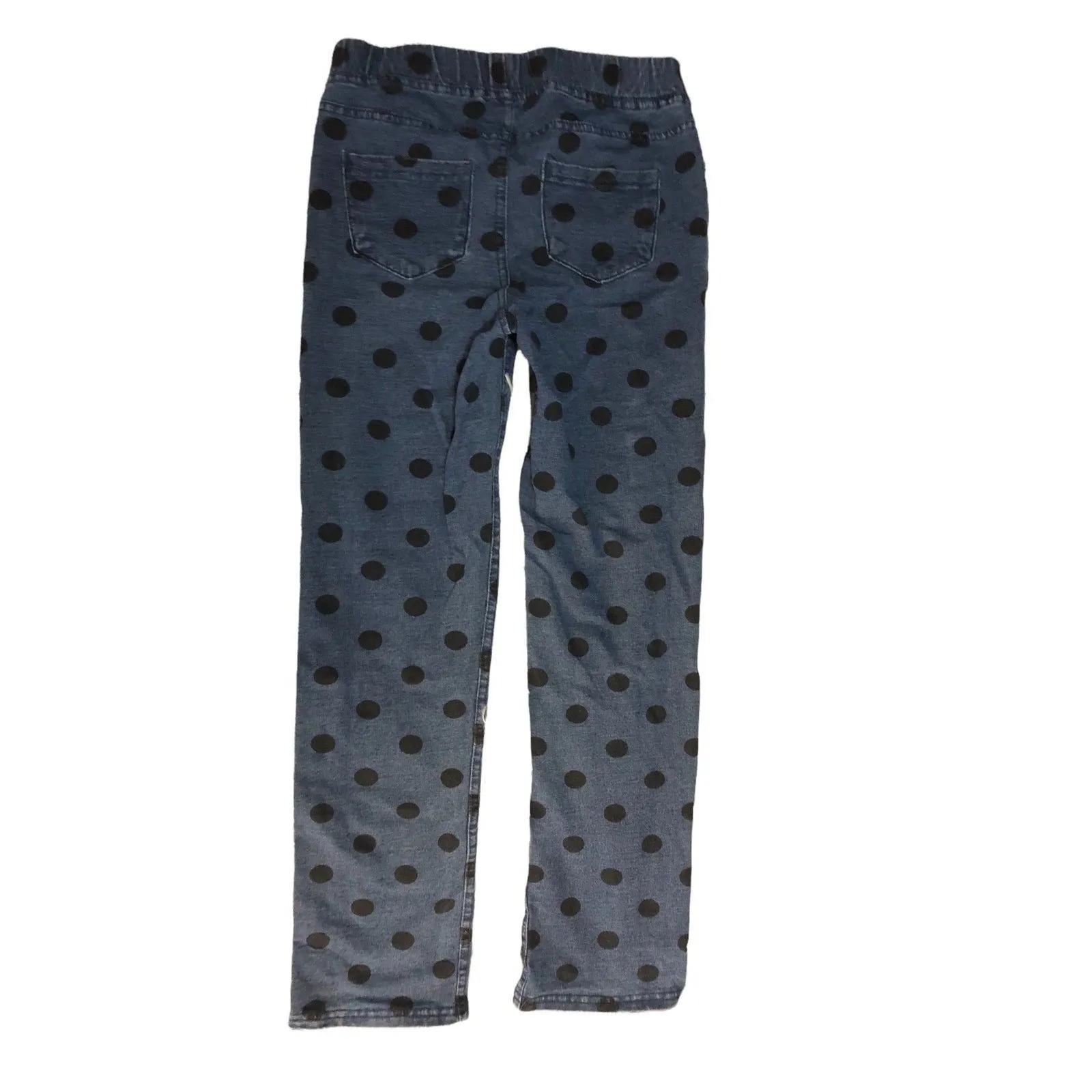 Girl's Blue Pock-a-Dot Leggings