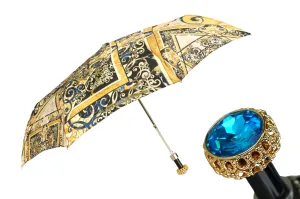 Handmade umbrella with exclusive Majolica design