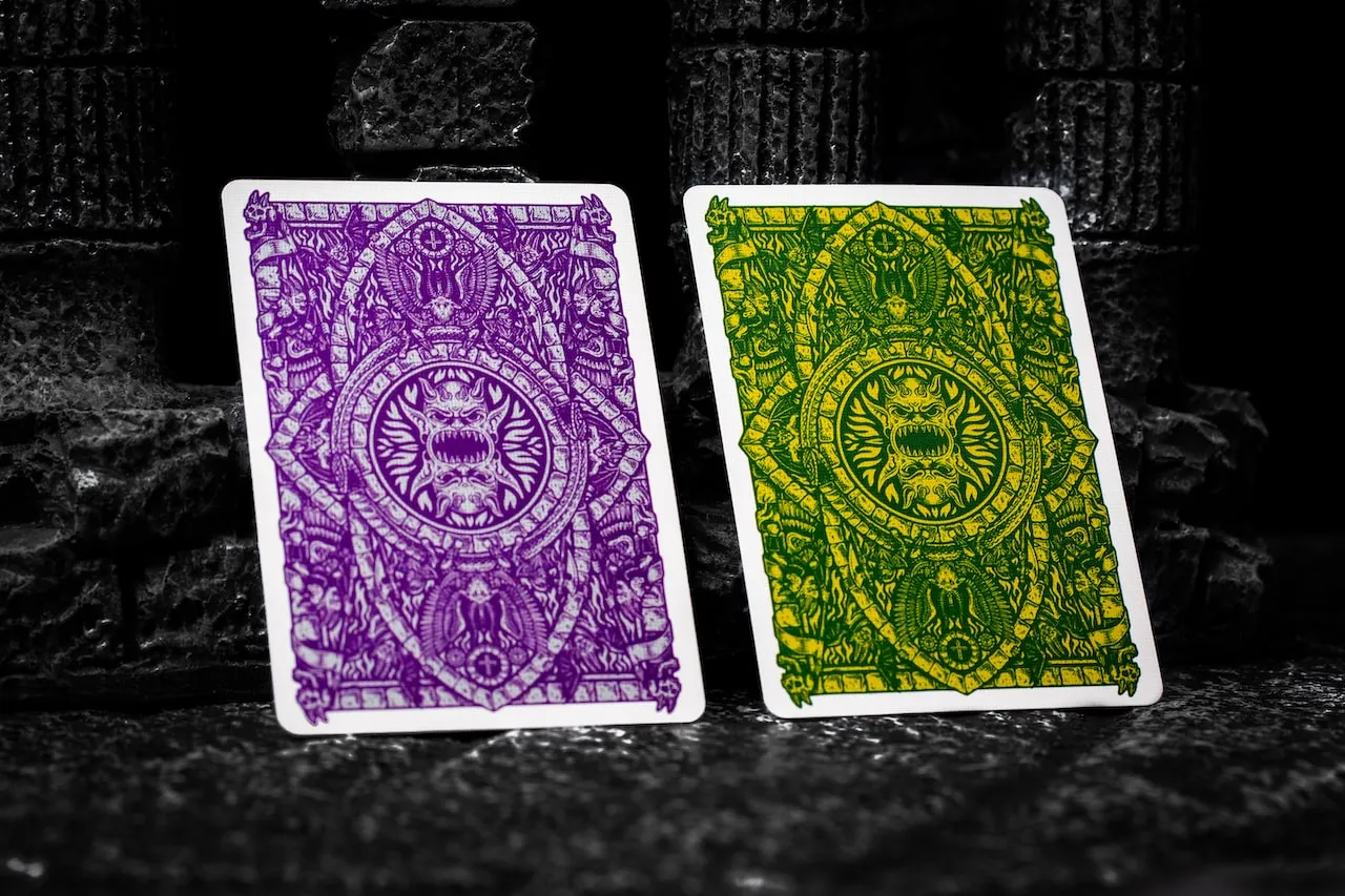 Inferno Playing Cards Emerald Blaze