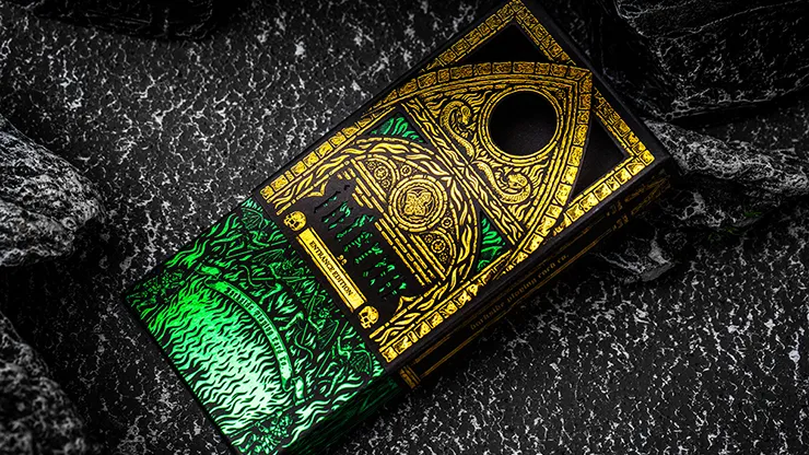 Inferno Playing Cards Emerald Blaze