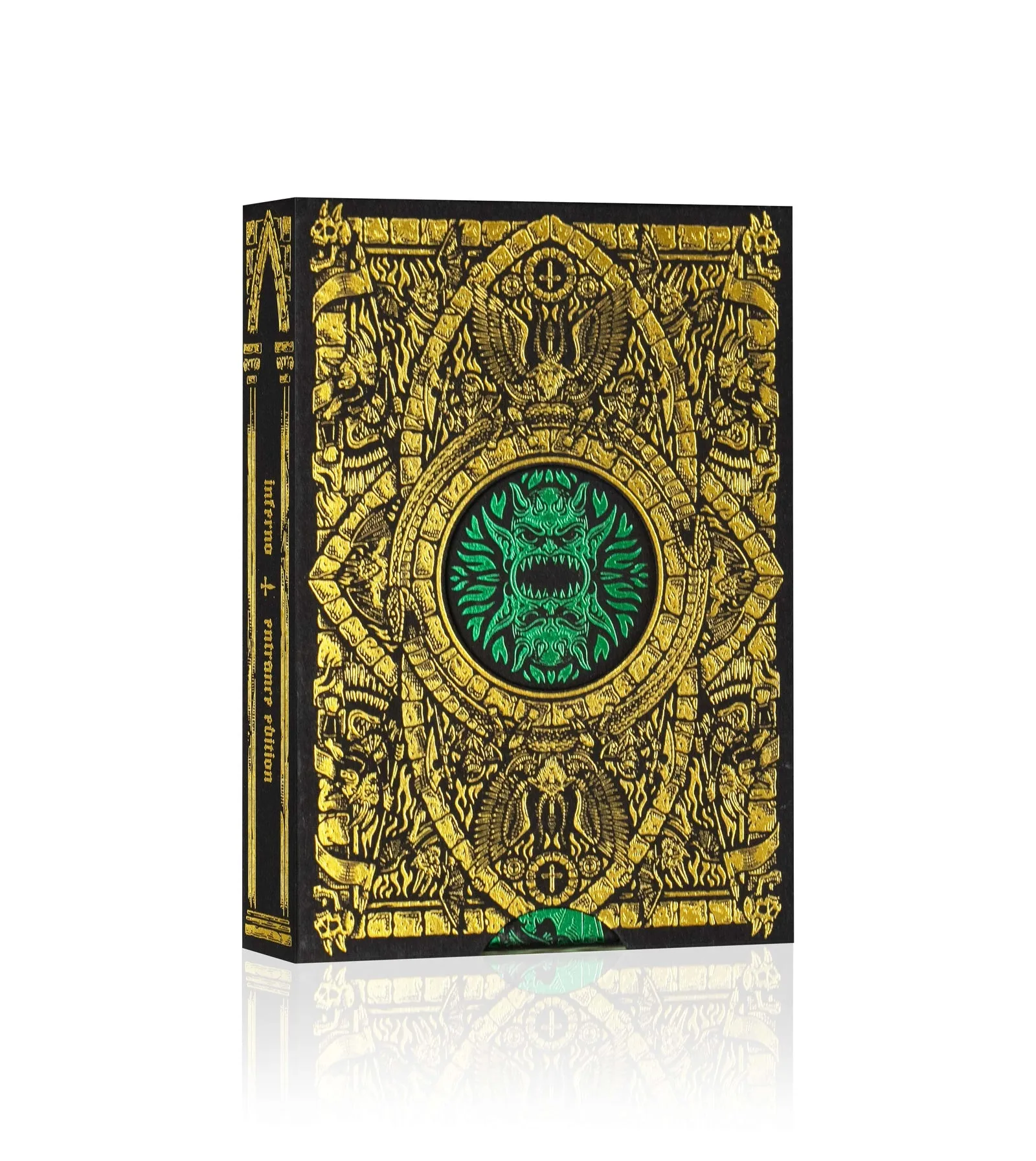 Inferno Playing Cards Emerald Blaze