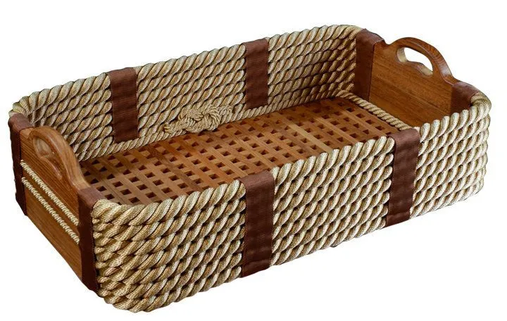 Italian Yachtsman's Cross-Hatch Shoe Basket