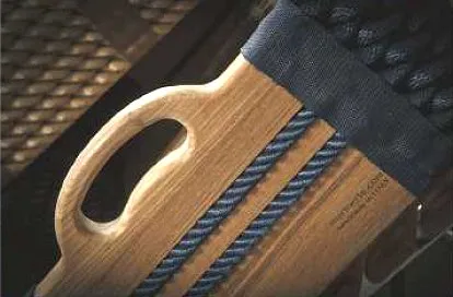 Italian Yachtsman's Cross-Hatch Shoe Basket