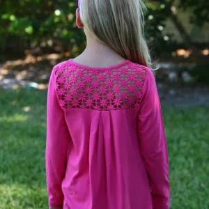 Lacey Top Fuchsia