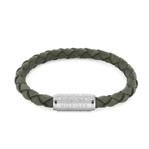 Men Explore The Braid Green Bracelet