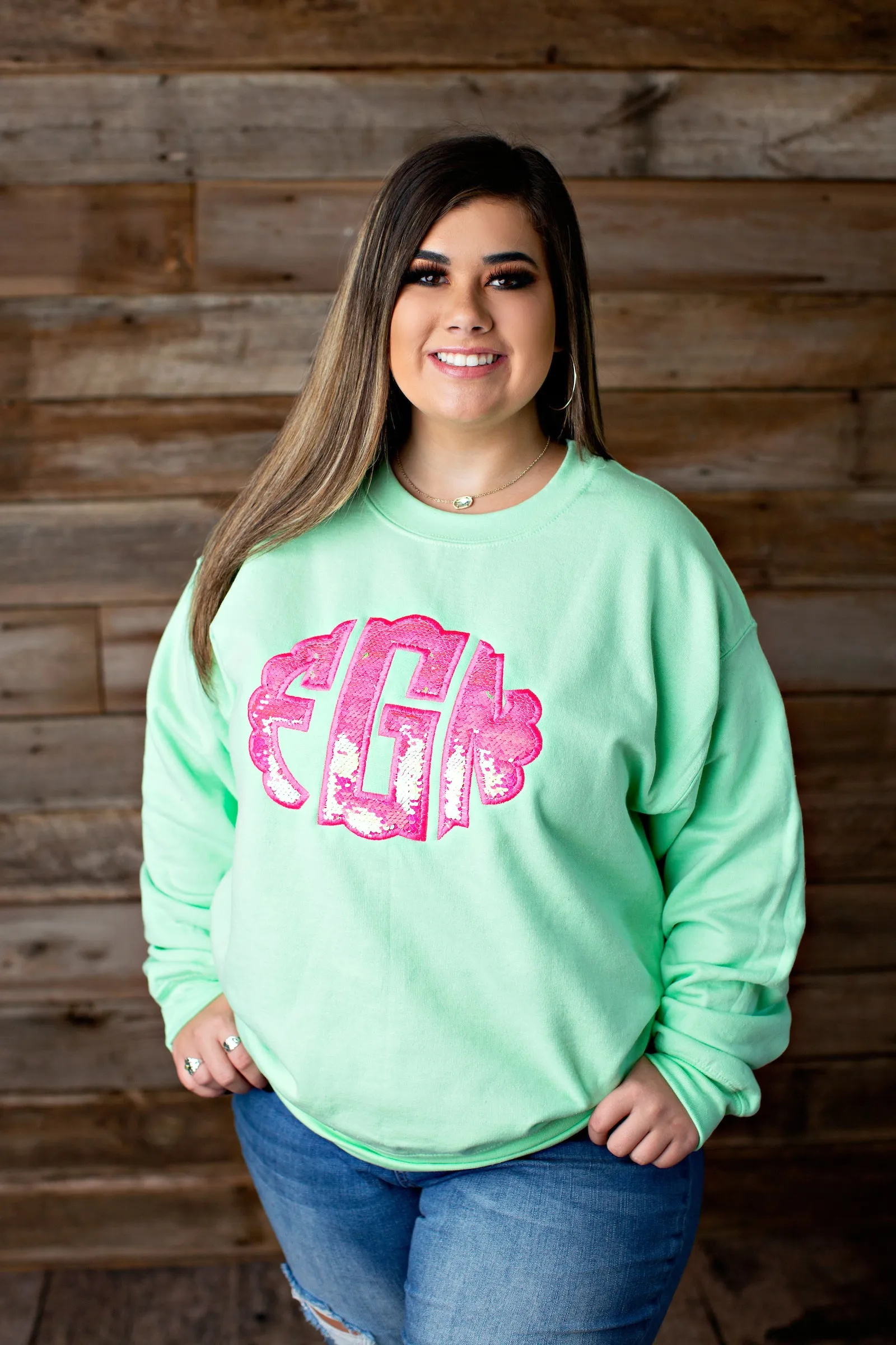 Mermaid Sequined Monogrammed Sweatshirt - 2020