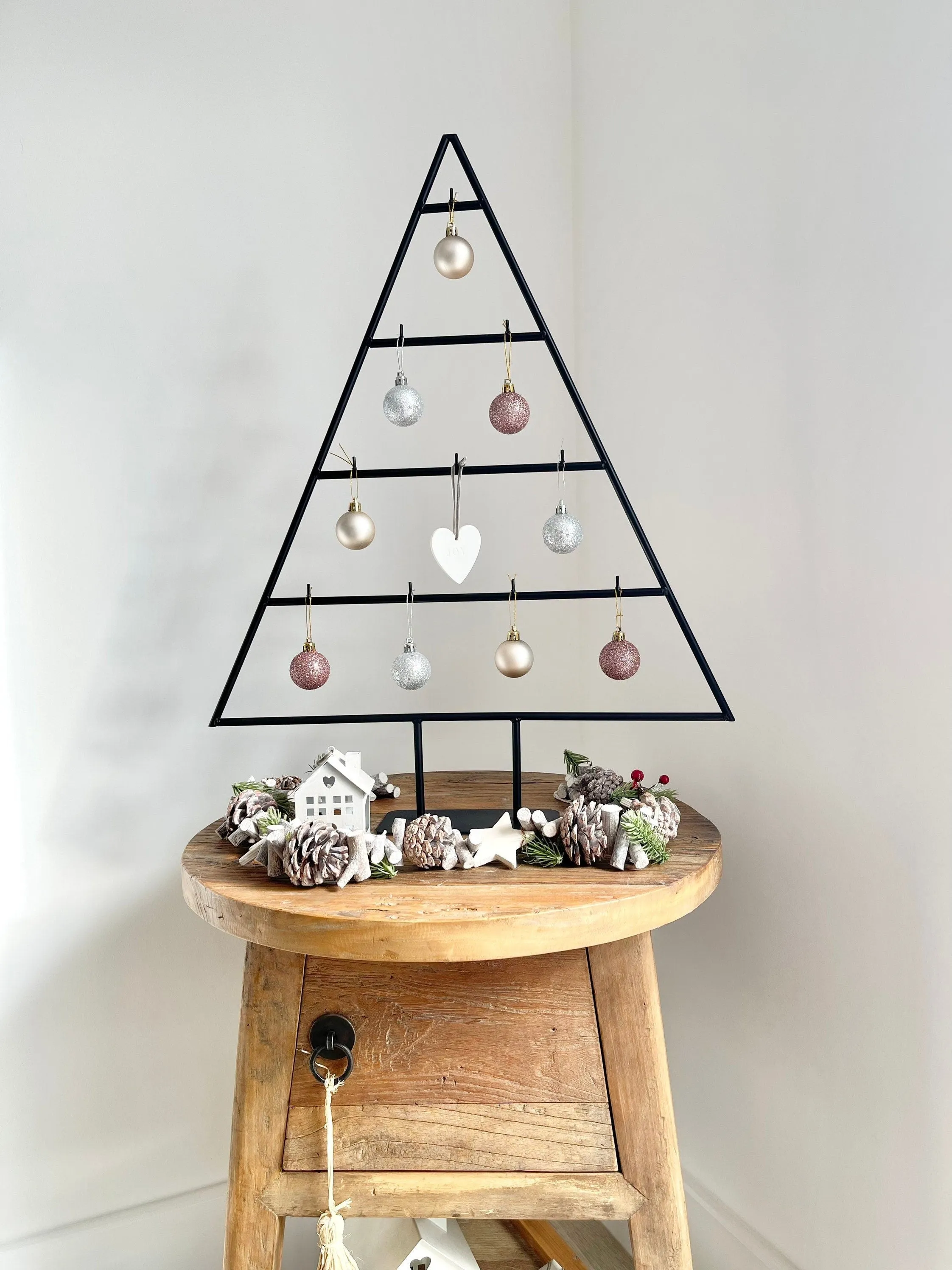 Metal Standing Christmas Tree Small