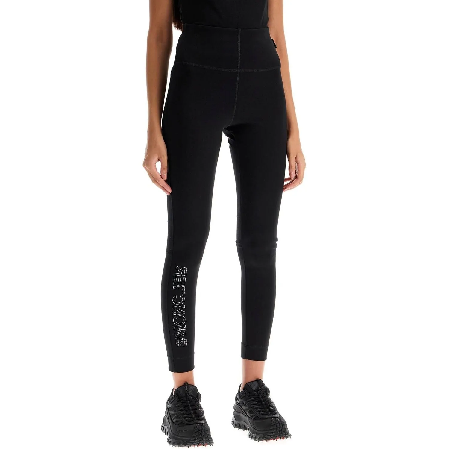 Moncler Grenoble technical jersey leggings for active wear