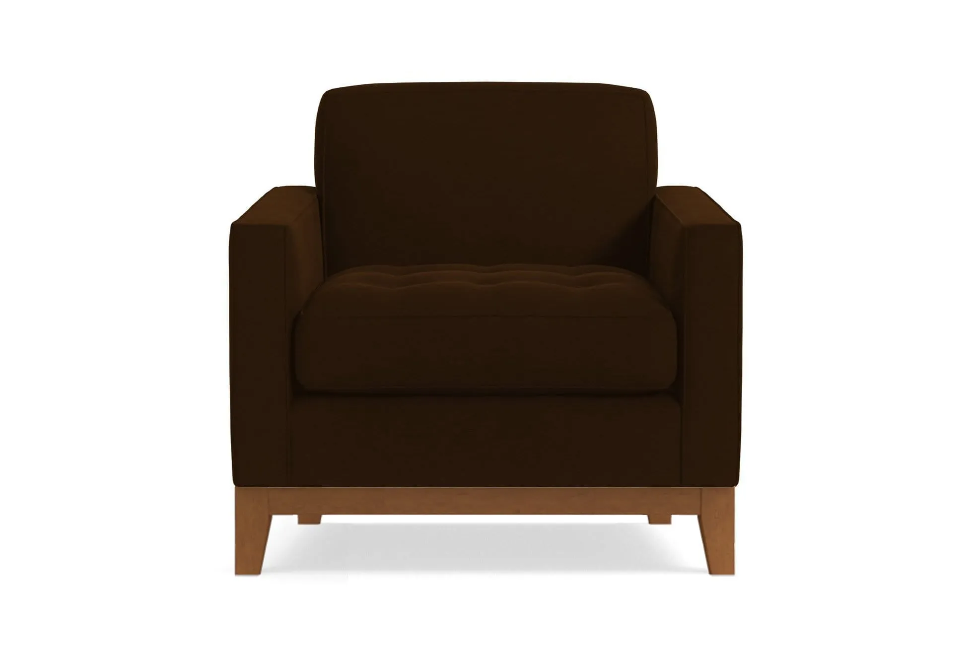 Monroe Drive Chair :: Leg Finish: Pecan