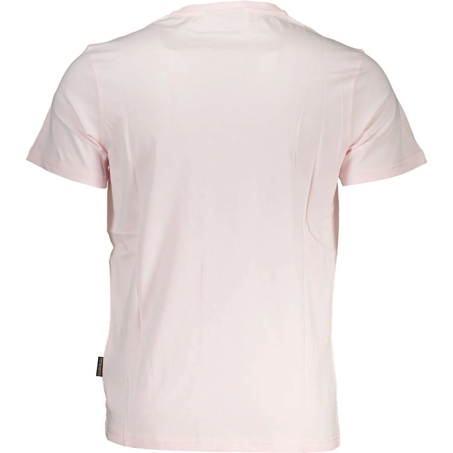 Napapijri Pink Cotton Men T-Shirt