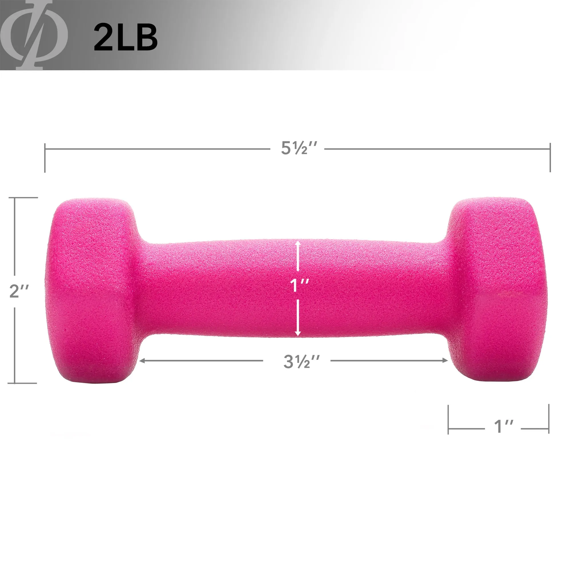 Neoprene Dumbbell Hexagon Hand Weights, Set of 2 - Strength Training