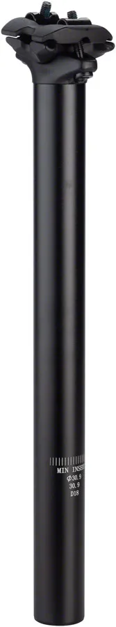 NEW Dimension Two-Bolt Seatpost 30.9 x 350 Matte Black