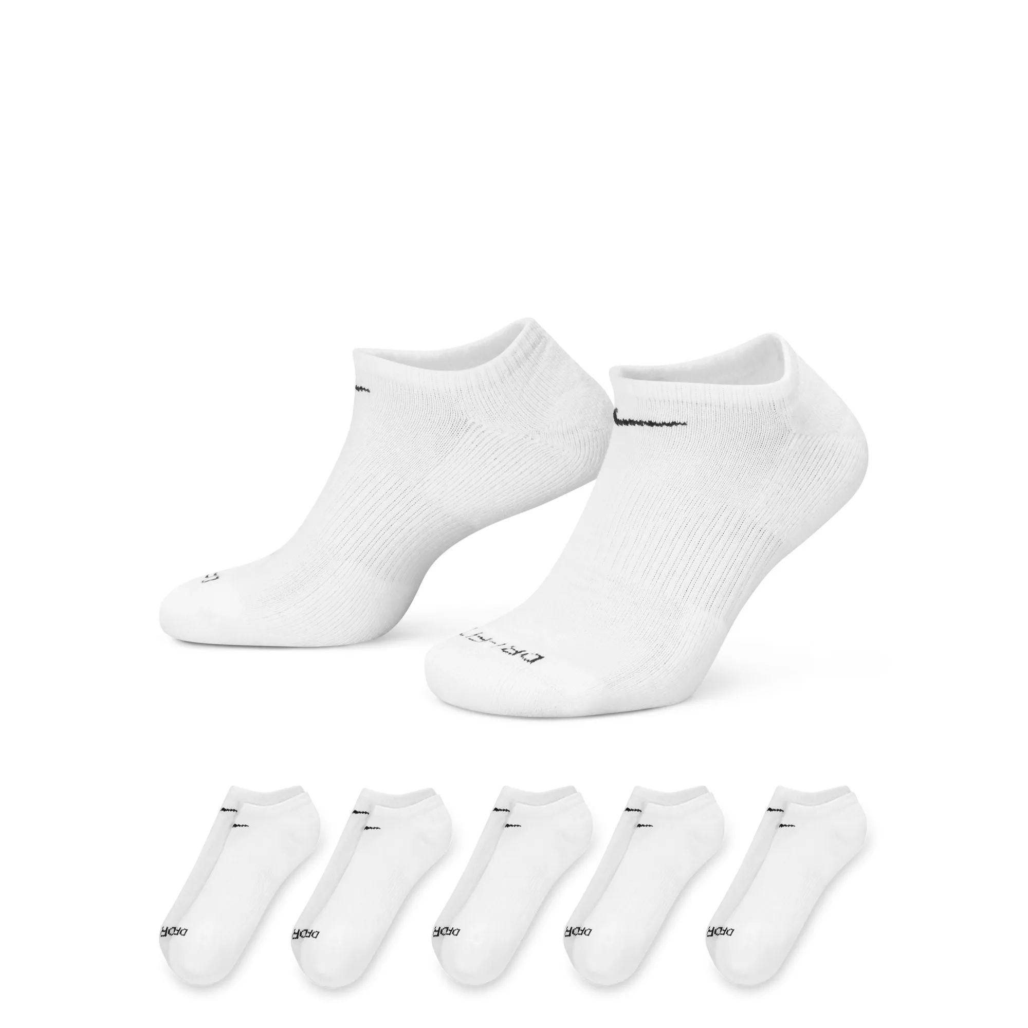 Nike Everyday Plus Cushioned Training No Show Socks - 6 Pack