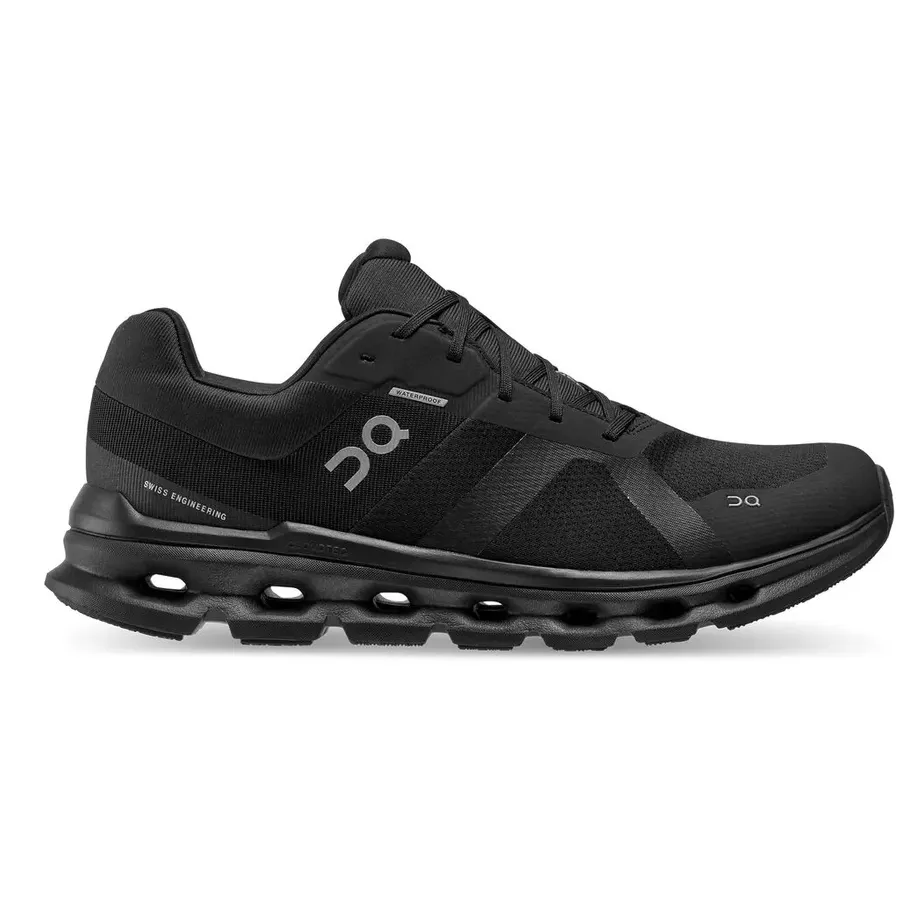 On Running Men's Cloudrunner Waterproof Shoes - Black