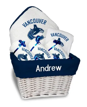 Personalized Vancouver Canucks Medium Basket - 6 Items