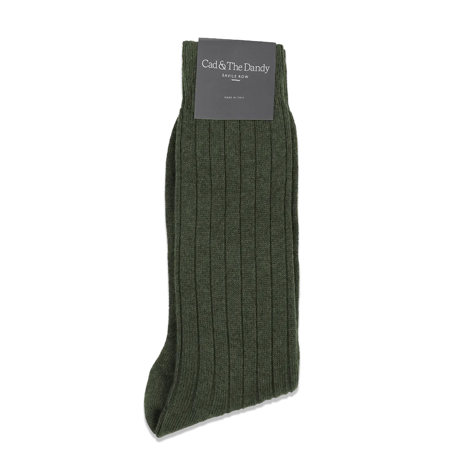 Pure Cashmere Socks in Sage Green