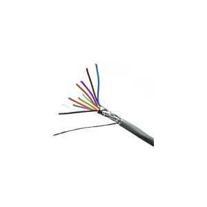 Quabbin 8200-Q 24AWG, 10 conductor, RS-232, Shielded Cable, PVC, Gray, Sold by the foot