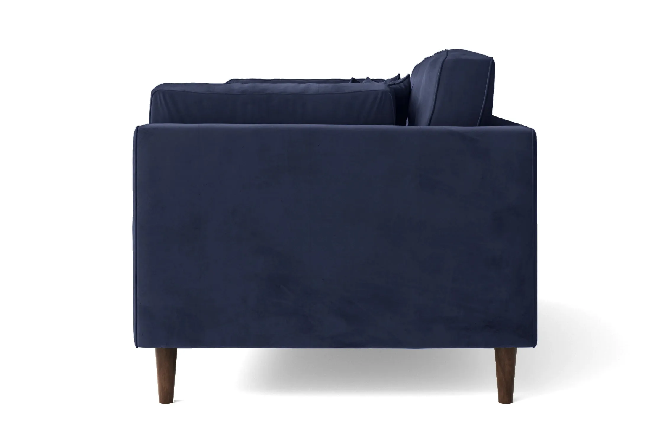 Ragusa 4 Seater Sofa Dark Blue Velvet