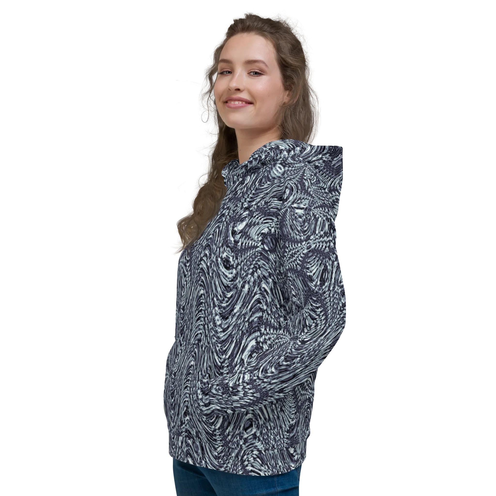 Recursia Alchemical Vision Women's Hoodie In Blue