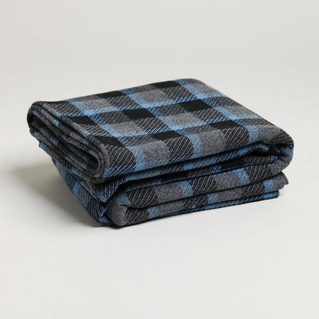 Red and Blue Plaid Throw Blankets | 56"x70"